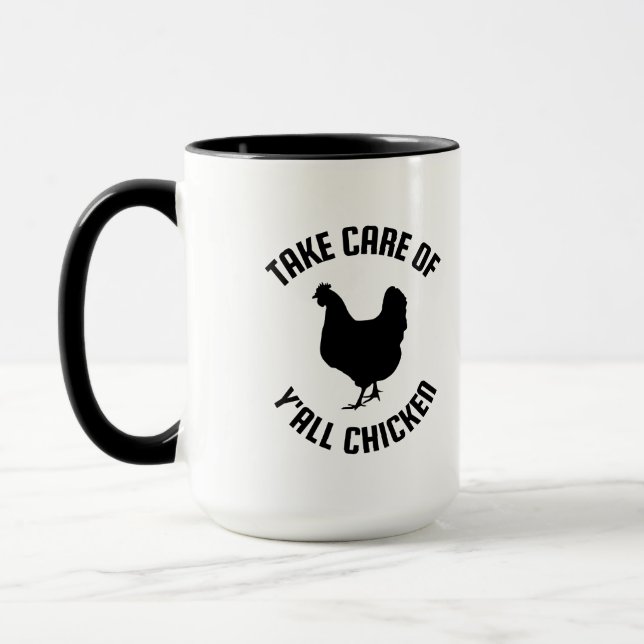 take care of all chicken mug (Left)