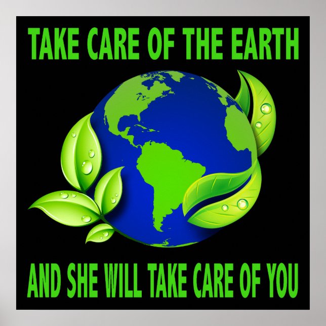 TAKE CARE OF THE EARTH POSTER (Front)