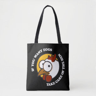 Take care of the hen 1 tote bag