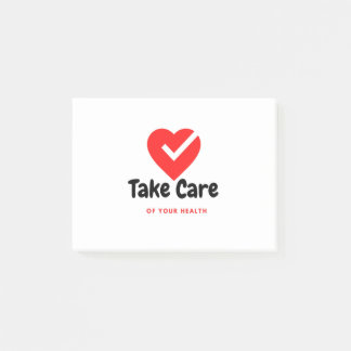 Take Care of your health Post-it Notes