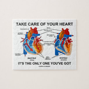 Take Care Of Your Heart It's Only One You've Got Jigsaw Puzzle