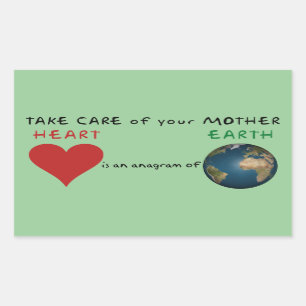 Take care of your mother sticker
