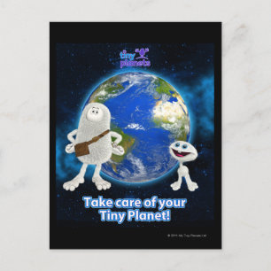 Take Care of Your Tiny Planet Postcard