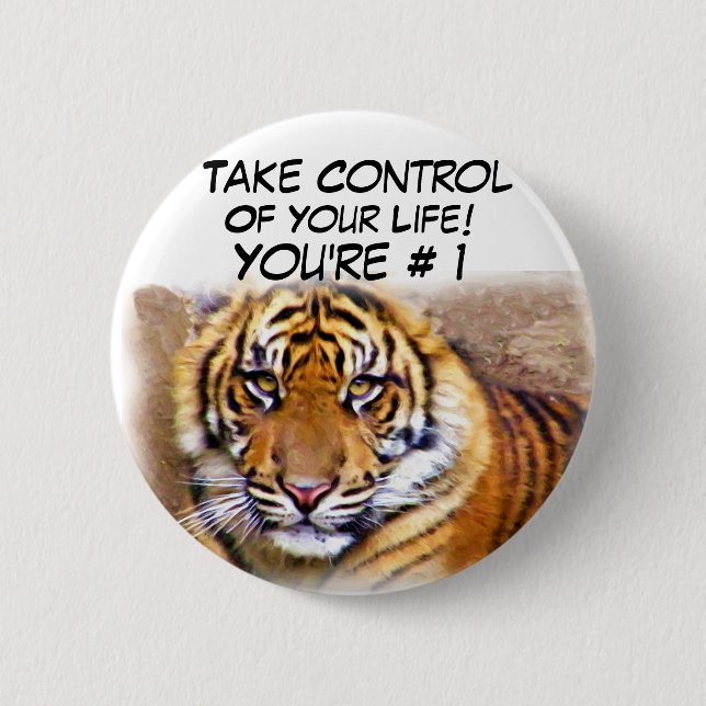 Take Control!_ 2 Inch Round Button (Front)