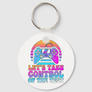 Take Control Of The Test - Game Lovers Testing Day Keychain