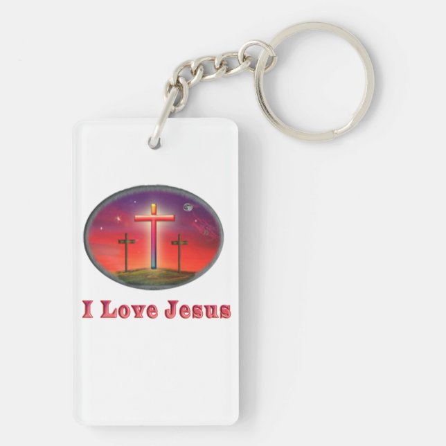 take delight in the Lord Keychain (Back)