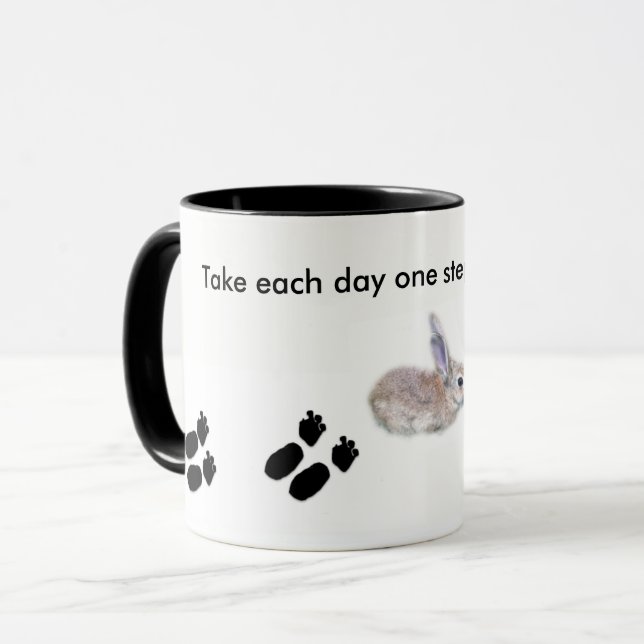 Take Each Day One Step At A Time Mug (Front Left)