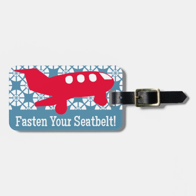 Take Flight, Kiddo! Luggage Tag (Front Horizontal)