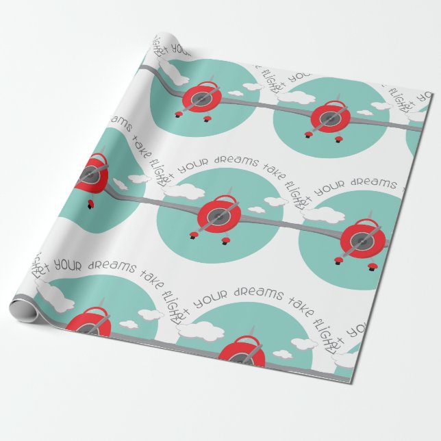 Take Flight Wrapping Paper (Unrolled)