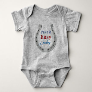 Take it easy Cowboy Baby Bodysuit