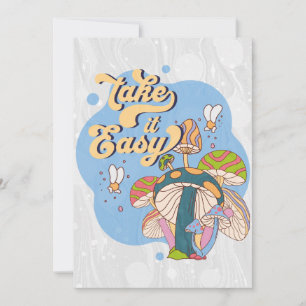 Take It Easy - Hippie Life Holiday Card