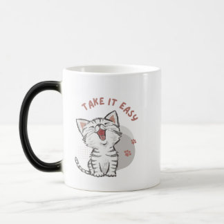 “TAKE IT EASY” Kitten Mug