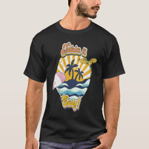 Take It Easy Retro 60s and 70s laid back beach vib T-Shirt
