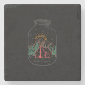 Take It Easy Stone Coaster