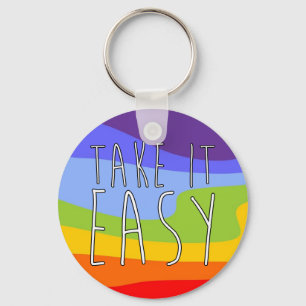 TAKE IT EASY + your background Keychain