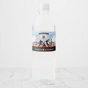 Take It To The Court Basketball Water Bottle Label