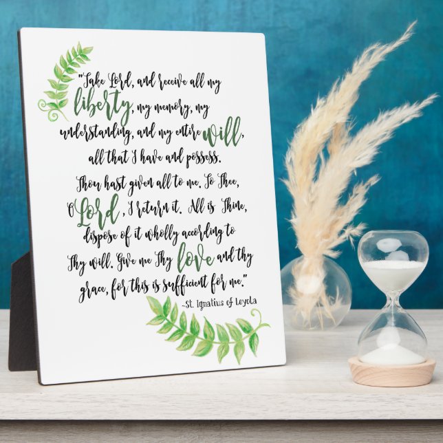 Take Lord Plaque (Side)