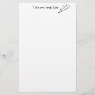 Take me anywhere stationery