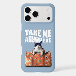 TAKE ME ANYWHERE TRAVEL SUITCASE CAT