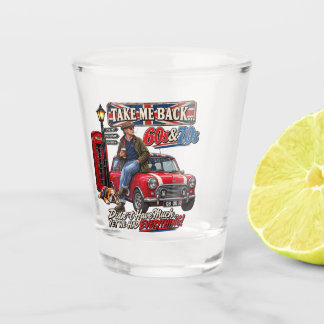 Take Me Back 60s & 70s Retro Shot Glass
