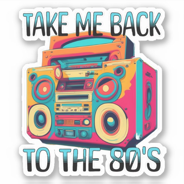 Take Me Back to the Eighties | Retro Vibe (Front)