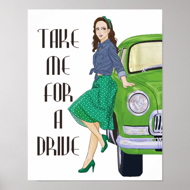 Take Me for a Drive Poster (Front)