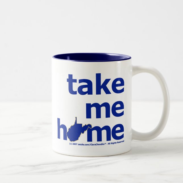 Take Me Home Two-Tone Coffee Mug (Right)