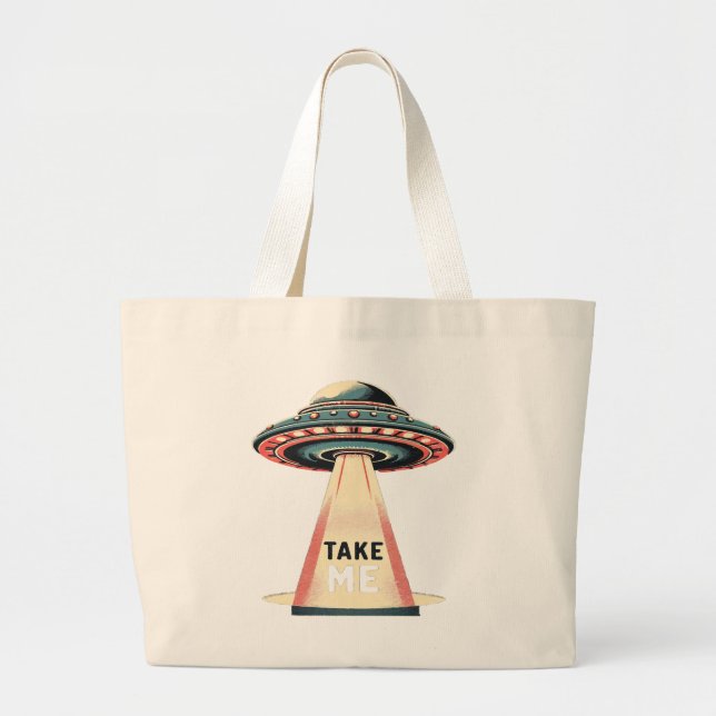 take me large tote bag (Front)