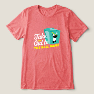 Take Me Out to the Ball Game Take Out Container  Tri-Blend Shirt