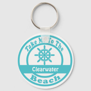 Take Me To Clearwater Beach Keychain
