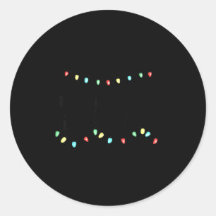 Take Me To Eat Mexican Food And To Look At Christm Classic Round Sticker