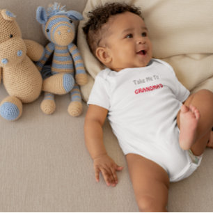 Take Me To Grandma's Baby Bodysuit