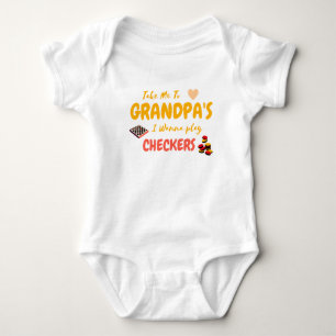 Take Me To Grandpa's Baby Bodysuit