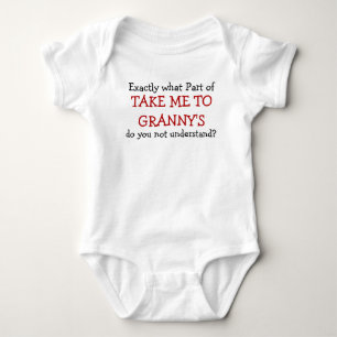 Take Me To Granny's Baby Infant Bodysuit