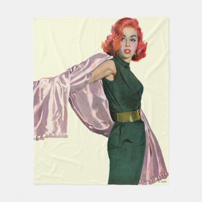 Take Me to Hollywood Fleece Blanket (Front)