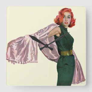 Take Me to Hollywood Square Wall Clock