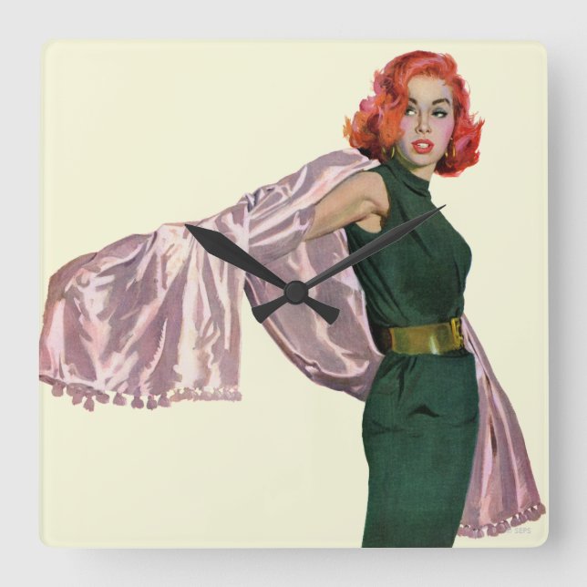 Take Me to Hollywood Square Wall Clock (Front)