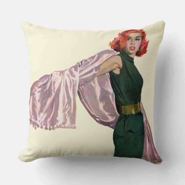 Take Me to Hollywood Throw Pillow (Front)