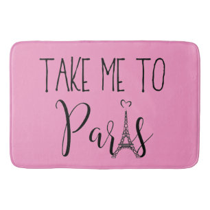 “Take Me To Paris" Bath Mat