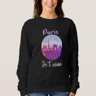 Take Me to Paris Eiffel Tower French Gift for Wome Sweatshirt