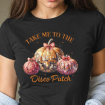Take me to the Disco Patch Disco Ball Pumpkins