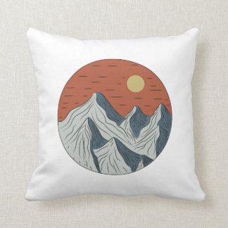 Take me to the mountains throw pillow