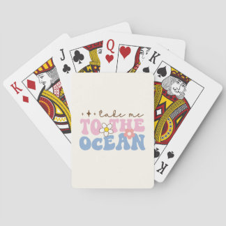 Take Me To The Ocean, Beach Theme Playing Cards