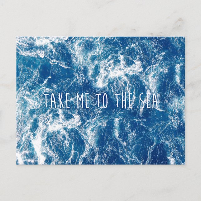 Take me to the sea postcard (Front)