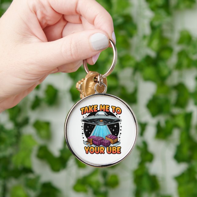 Take Me to Your Ube  Keychain (Hand)