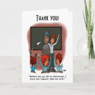 Take me with Thank You Card