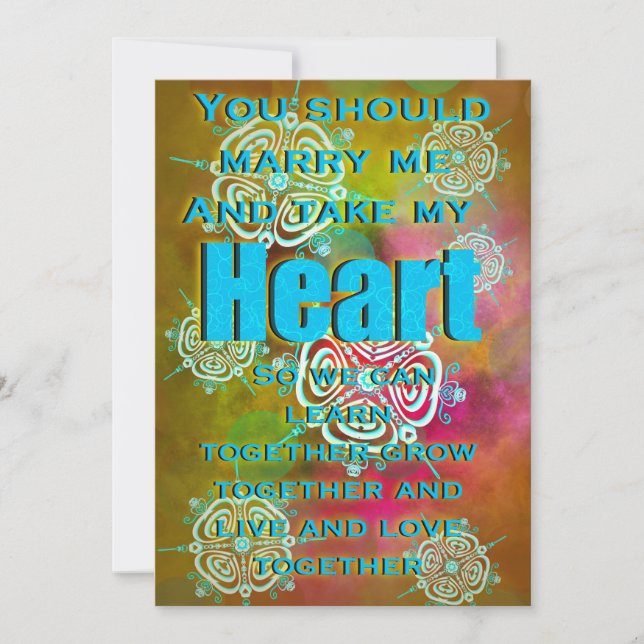 Take my heart invitation (Front)