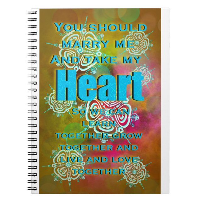 Take my heart notebook (Front)