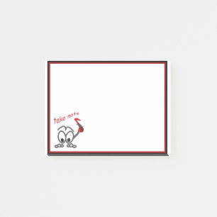 Take Note Music Teacher Funny Stickman Post It 3x4