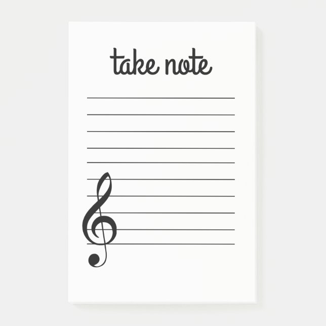 Take Note Musical Notes (Front)